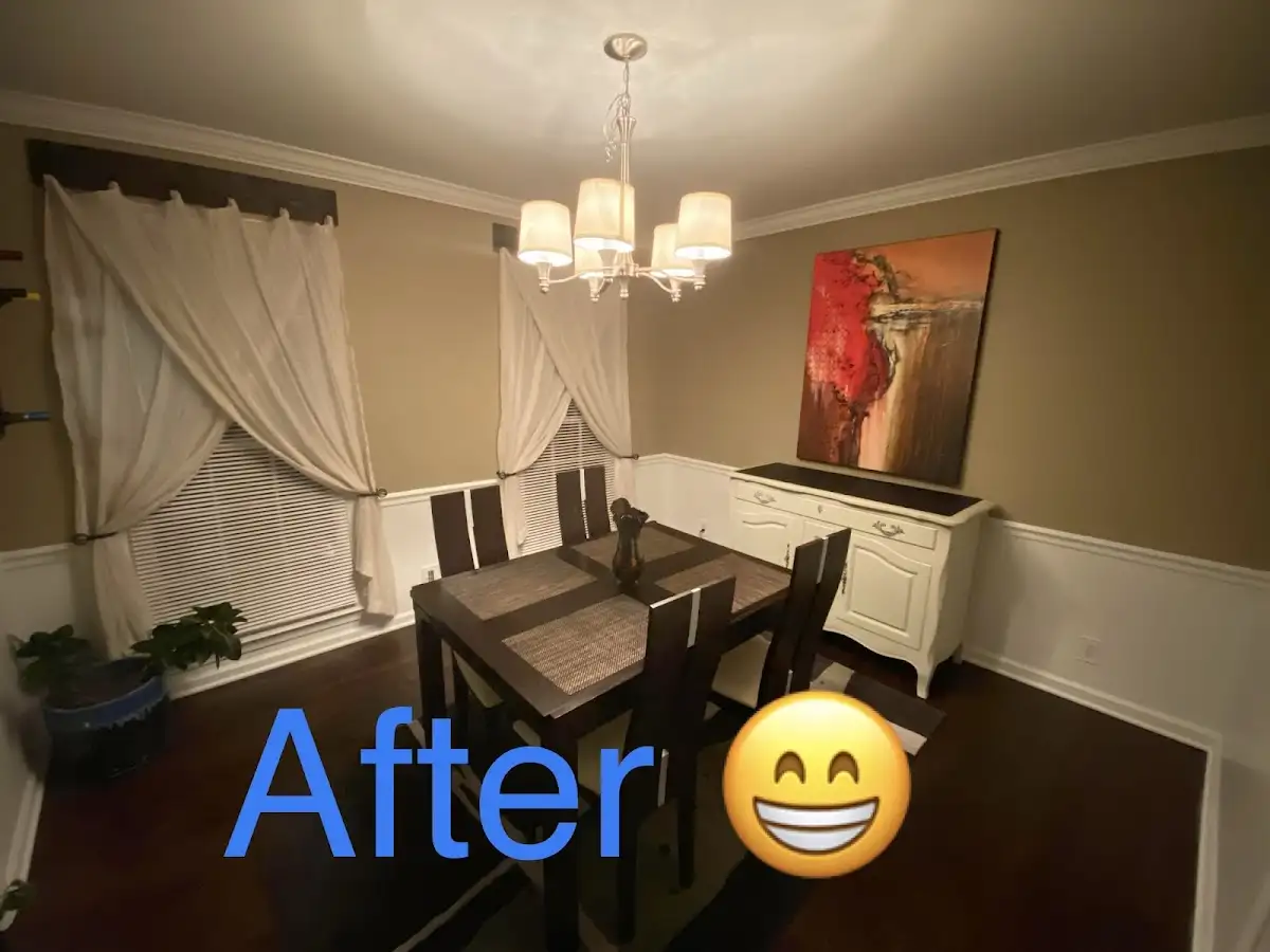 Professional dining room restoration after water damage in Brea